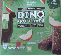 Apple and sultana Dino fruit bars