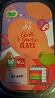 Chilli and garlic olives