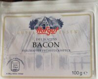 Delikatess bacon