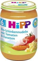 Schinkennudeln mit Tomaten & Karotten (ab 6. Monat)