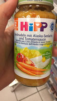 Tagliatelles avec colin d'Alaska et sauce tomate