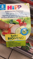Légumes à l'italienne et dinde bio