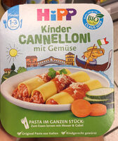Kinder Cannelloni mit Gemüse