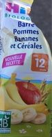 Barre Pommes Bananes et Céréales