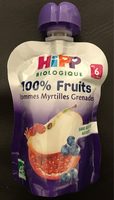 Gourde Pommes Myrtilles Grenades Hipp 90G +