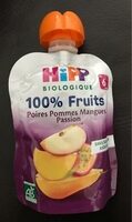 Gourde Poires Pommes Mangues Passion Hipp 90G +