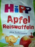 Apfel Reiswaffeln