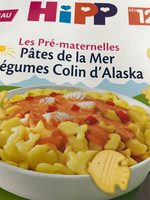 Les Pré-maternelles Pâtes de la Mer Légumes Colin d’Alaska