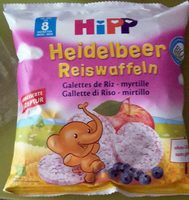 Heidelbeer Reiswaffeln