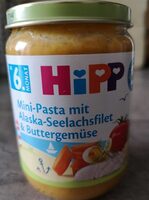 Mini Pasta mit Alaska Seelachsfilet & Butter Gemüse (ab 6. Monat)