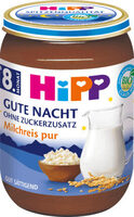 Gute Nacht Milchreis pur