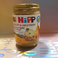 Birne-Apfel mit Dinkel, Frucht & urgetreide