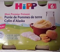 Mon Premier Poisson Purée de Pommes de terre Colin d'Alsaka