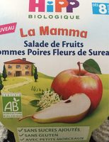 La Mamma Salade de Fruits Pommes Poires Fleurs de Sureau