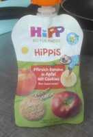 Hippis Phirsich Banane in Apfel mit Cookies