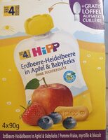Pomme-fraise-myrtille et biscuit