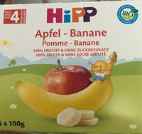 Compote pomme banane
