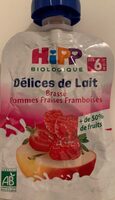 Délices de lait Pomme Fraise Framboises
