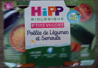 Poêlée de légumes et semoule