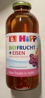 Bio Fruchtnektar Rote Traube in Apfel