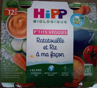 Ratatouille et riz à ma façon
