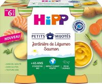 Jardinière de légumes saumon