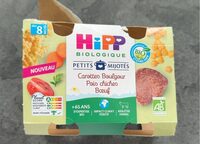 Petits mijotés carottes boulgour pois chiche boeuf