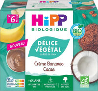Delice végétal au lait de coco