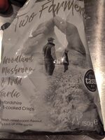 Woodland mushroom and wild garlic crisps