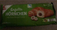 Gefüllte Hörnchen Nuss - Nougat - Creme