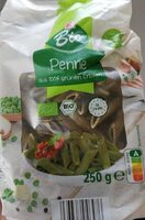 Penne aus grünen Erbsen Nudeln