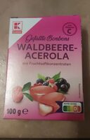 Gefüllte Bonbons Waldbeere-Acerola