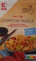 China Style Gebratene Nudeln