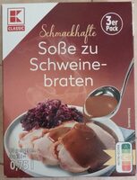 Schmackhafte Soße zu Schweinebraten