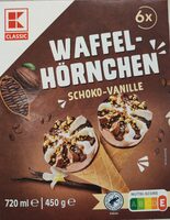 Waffelhörnchen Schoko-Vanille