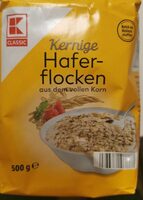Kernige Haferflocken