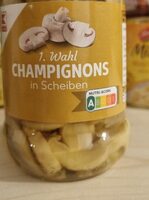 Champignons  geschnitten Pilze