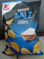Geriffelte salz chips
