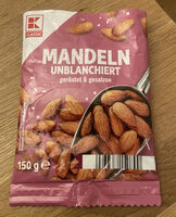 Mandeln unblanchiert geröstet & gesalzen