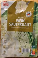 Mildes Wein Sauerkraut