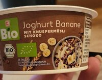 Bio jogurt banane