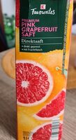 Premium pink grapefruit saft