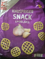 Knuspriger snack knoblauch