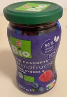 Fein passierte Waldfrucht
