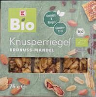 Knusperriegel Erdnuss-Mandel