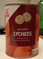 Geschälte Lychees