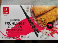 Frühlingsrollen mit rindfleisch