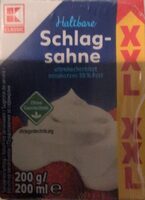 Haltbare Schlagsahne
