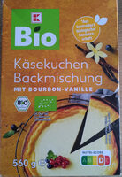 Käsekuchen Backmischung mit Bourbon-Vanille