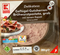 Delikatess Geflügel-Gutsherren-Brühwurst